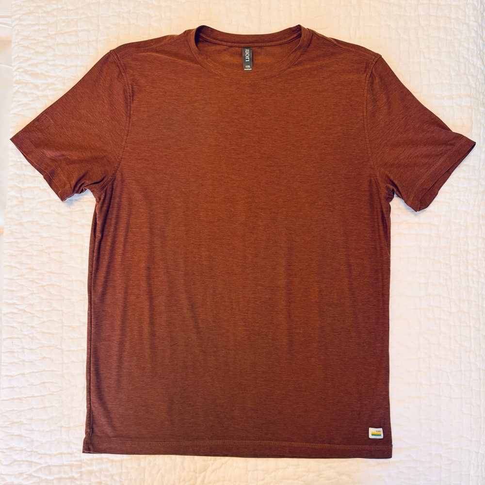 Men’s Medium Vuori Stato Tech Tee - Java Heather